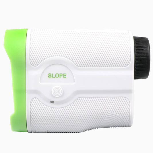 PINSHOT PRO Golf Rangefinder with Slope and Magnet Grip, White