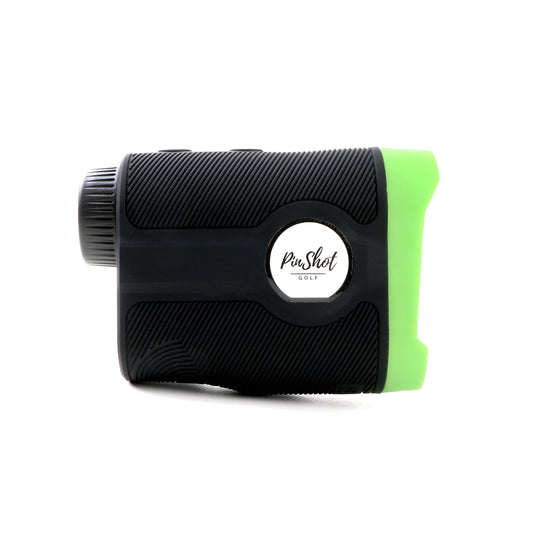 PINSHOT PRO Golf Rangefinder with Slope and Magnet Grip, Black